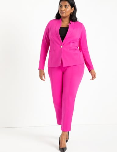 ELOQUII Women's Plus Size The Ultimate Stretch One Button Blazer3