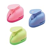 Motivstanzer Set, Stanzer Stern, Herz Stanzer, 3 Motivstanzer Für Kreative Projekte, Lochstanzer Papier