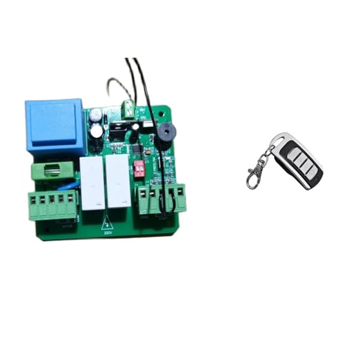 Motor Puerta Corredera, Tablero de control de persiana enrollable, 220V, 433MHz, Control remoto, velocidad del Motor Nc ajustable(PCB 4 remote)