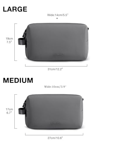 image for BAGSMART Toiletry Bag for Men, Travel Toiletry Organizer Dopp Kit Wate