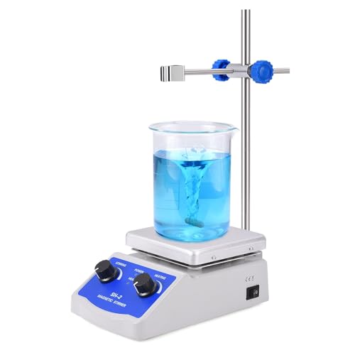 Amazon | ホットスターラー 磁気攪拌機 加熱300℃ 100～1600 rpm 無段階