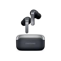 Samsung Galaxy Buds4 Pro Black, Altoparlante a 2 Vie, Doppio Amplificatore, Chiamate Cristalline, Audio 360&deg;, ANC Migliorata, Controllo Adattivo Rumore, Galaxy AI con Comandi Vocali