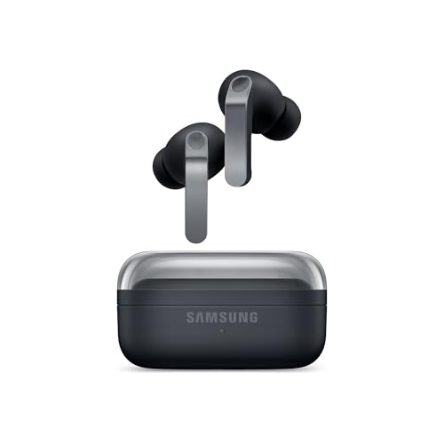 Samsung Galaxy Buds4 Pro Black, Altoparlante a 2 Vie, Doppio Amplificatore, Chiamate Cristalline, Audio 360°, ANC Migliorata, Controllo Adattivo Rumore, Galaxy AI con Comandi Vocali [ver. italiana]