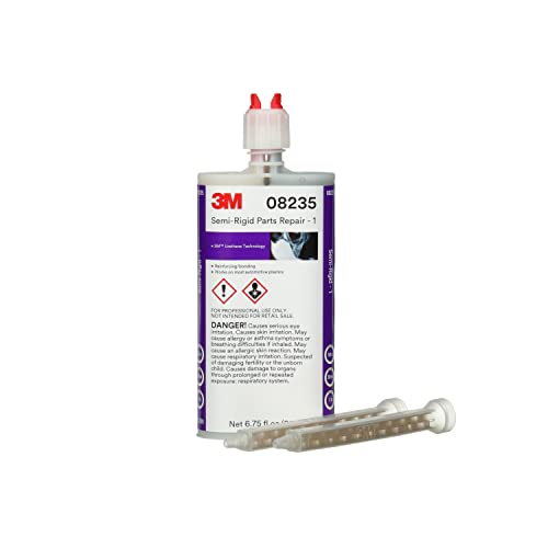 Image of 3M Semi-Rigid Parts Repair - 1, 08235, Black, 200 mL Cartridge