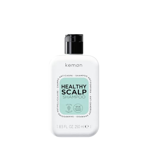 Kemon - Healthy Scalp Shampoo Antiforfora, Deterge Efficacemente La Cute, Svolge Azione Purificante, Ristabilisce L' Equilibrio Microbiotico Del Cuoio Capelluto, 250 ml