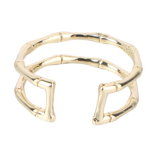 KESYOO Trendy Simple Open Ring for Women Elegant Finger Jewelry Stylish Adjustable Finger Ring Golden Finish for Daily Wear and Special Occasions