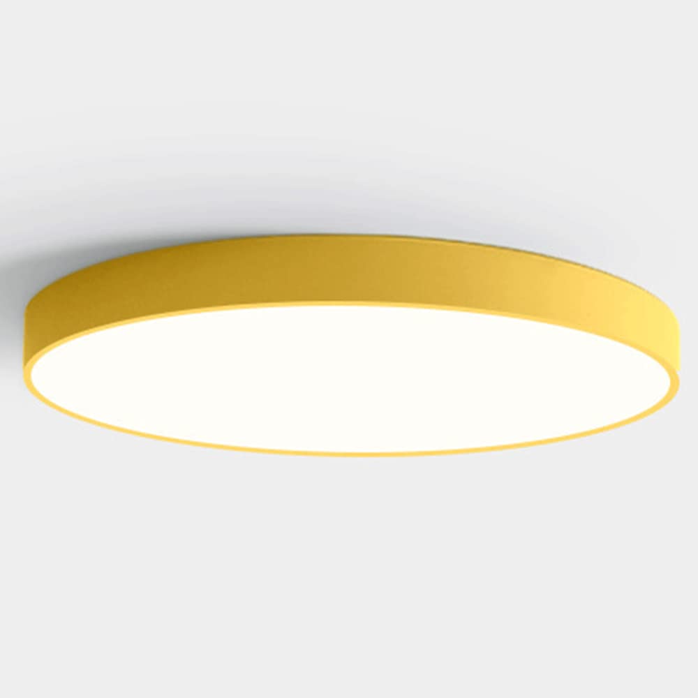 SIVAJI Nordic Style Simplicity Panel Lights Macaroon Creative Ceiling Lamp 1.9in Ultra-Thin Ceiling Flush Lamp Color Personalized Lighting Fixtures For Kitchen, Living Room And Hallway