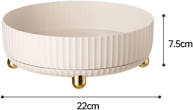 Miniatura 7 de Nuevo estante de almacenamiento giratorio 2023, organizador de especias giratorio de 360, material ABS de seguridad, diseño de borde elevado