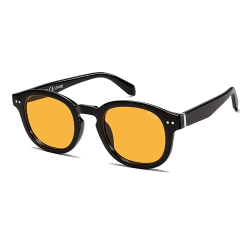 Image of SOJOS Retro Vintage Polarized Sunglasses for Women Men, Classic Square Panto Shades SJ2626