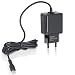 Produktbild Wicked Chili microUSB Netzteil kompatibel mit Bosch Fenstersauger GlassVAC Premium Set, Solo und Plus 06008B7000 / 0.600.8B7.100/0.600.8B7.200 Zubehör Ladegerät Netzteil (1,4 m, 3.100 mA) schwarz