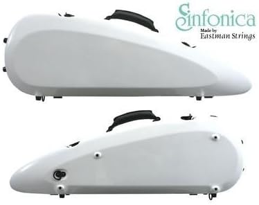 Sinfonica 4/4 Size White Rocket Violin Case