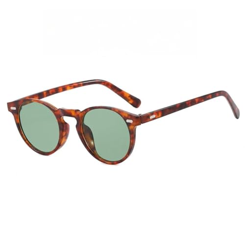 Lunettes de soleil rondes vintage contre l'éblouissement verres UV400 unisexes