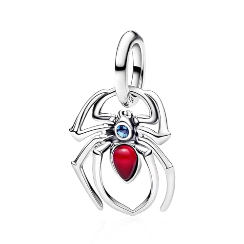 Image of S925 Sterling Silver Romantic Charm Pendant, Gifts for Family Friends Girlfriend, Valentine's Day Birthday Christmas Anniversary, Bracelet Necklace Bead Dangle Charm for Women Jewelry