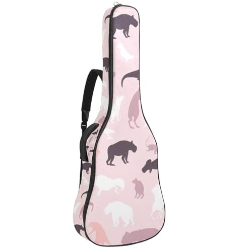 Sac de transport guitare acoustique étanche avec couche de protection antichoc