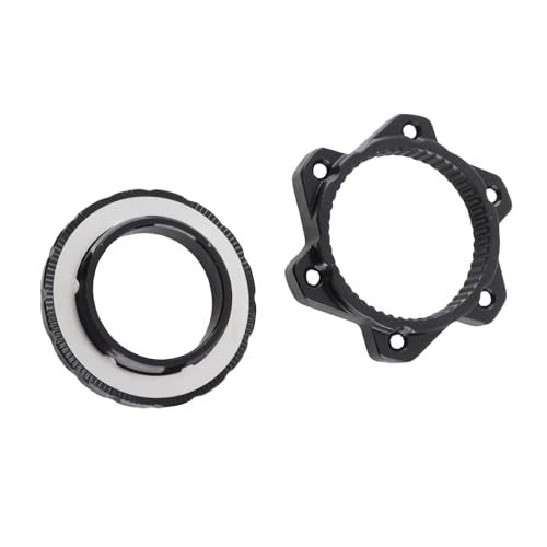 CHICIRIS Center Lock 6-Loch-Bremsscheibenadapter, Einfache Installation für Mountainbike-Enthusiastâ€¦ – Miniatur