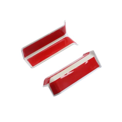 Image of Bitray Self Adhesive Baseboard Corner Blocks 3 Inside and 3 Outside Baseboard Corner Connectors (White)