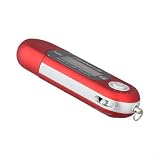Lettore MP3 USB, chiavetta USB con display a schermo, lettore musicale MP3 portatile da 8 GB (rosso)