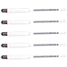 Luxshiny Alcolometro in Vetro 0-96° per Distillati Kit da 5 Pezzi Tester Preciso per Misurazione Alcolica Compatto e Leggero per Vinificazione e Birrificazione immagine