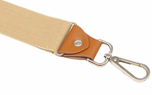 Image of Mens Suspenders with 3 Swivel Hooks Belt Loops 1.4 Inch Wide Heavy Duty Adjustable Braces