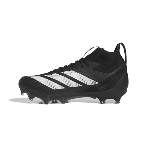 Adidas Unisex-Adult Adizero Impact American Football, Black/White/Black, 11