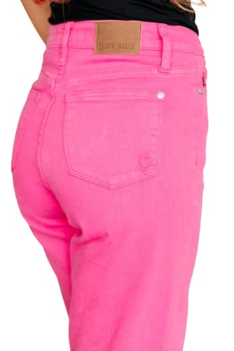 Judy Blue High Rise Garment Dyed 90's Straight Jeans4