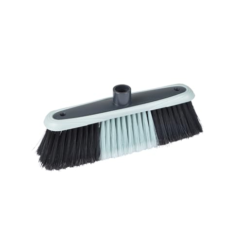 Homéa, Tête de Balai Antichoc TPR 31 cm Anthracite/Bleu Givré