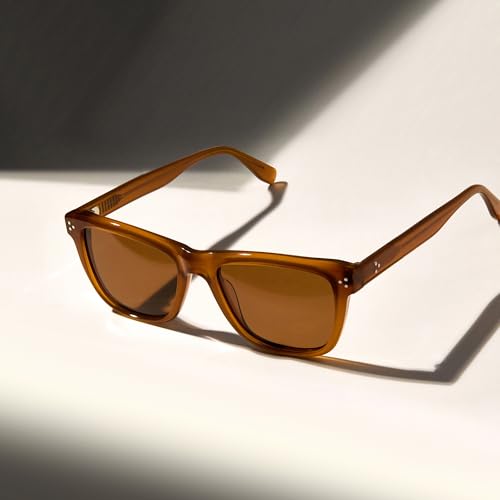 Polarized Sunglasses for Men Women - Black Retro Square Sun Glasses Driving Fishing UV400 Protection3