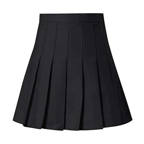Above Knee Length Pleated Skirt-image-0