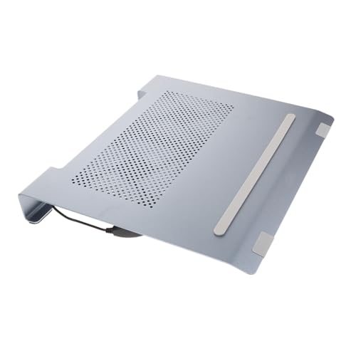 Base para portátil aluminio con ventilador LED silencioso miniatura 5