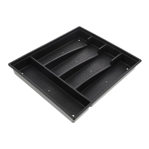 Outanaya Multi Compartment Plastic Utensil Storage Tray Chopstick Holder Silverware
