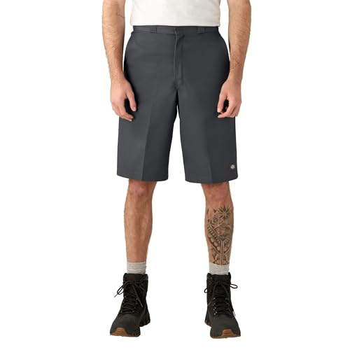 Short de sport homme Dickies avec poches multiples en coton noir