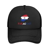 amazingtr Brush - Gorra de béisbol unisex con la bandera de Paraguay Paraguay para adultos, divertida, camionero, papá, ajustable, a la moda, humor, pesca, regalos para hombres y mujeres, color negro,