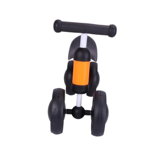 TOYANDONA Bicicleta sin para Años Correpasillos de Ruedas Anchas Antideslizantes y Resistente Equilibrio para Bebés Color Naranja