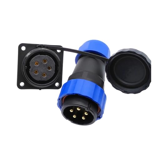 Connecteur étanche IP68 droit SP28 14 broches pour éclairage de jardin