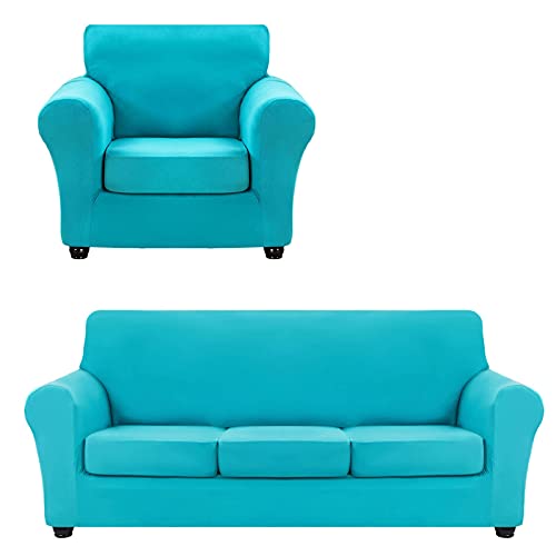 Hyha 4 Pieces Stretch Sofa Slipcover cover