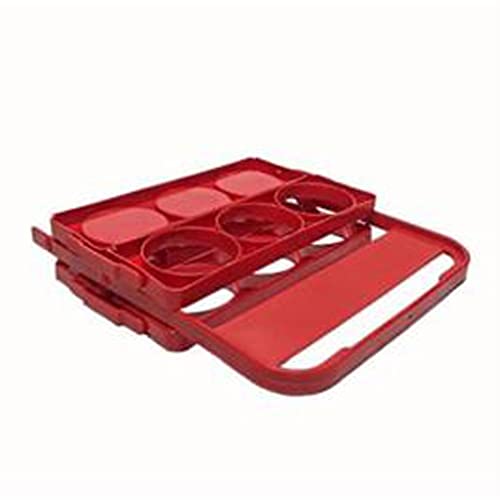 Leige Collapsible Wine Rack Beer Bottle Holder Portable Beer Rack Basket Glass Beverage Bottle Container Bar Outdoor Picnic Party (Color : Red, Size : One Size) #TOP4