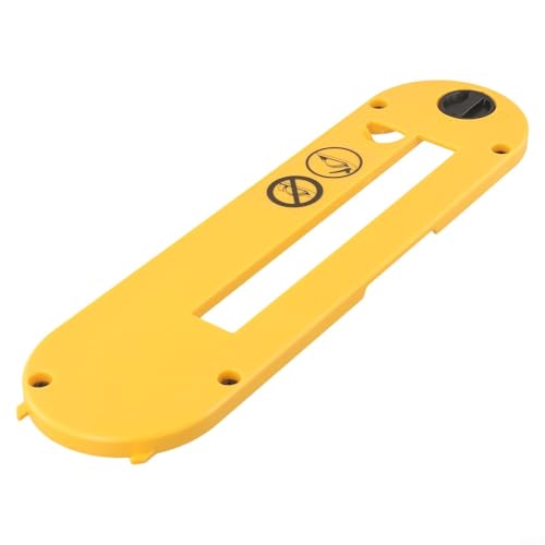 Throat Plate for DWE7490, DWE7491 & DWE7491RS (Type 2) 10-Inch Table Saws – Heavy-Duty Dado Insert, Replacement Throat Board, YEL