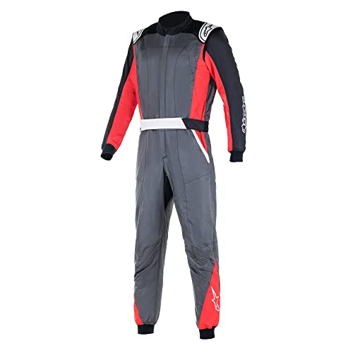 Alpinestars ATOM Driving Suit 2 Layer FIA 8856-2018 - size 64 - Anthracite/Red/Black (3352722-1436-64)