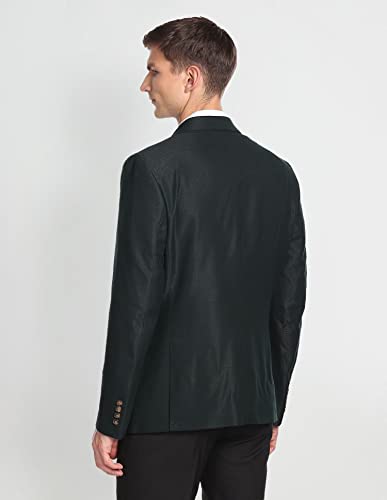 Image of Arrow Men Notch Lapel Collar Windowpane Check Blazer