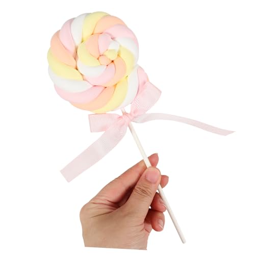 STOBAZA Simulated Candy Decorative Lollipop Ornament Fake Lollipop Model Party Candy Decoration Cute Lollipop Ornaments Decorative Fake Lollipop Simulation Lollipop Model Candy Props