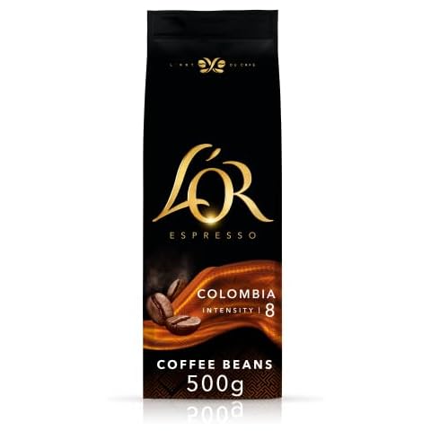 L'OR Espresso Colombia Coffee Beans 500G Intensity 8 100% Arabica Cover