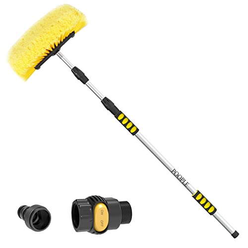 Best House Wash Brush With Extension Pole, Clean HardtoReach Areas