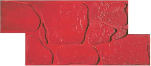 Molde para losas de pavimentación, Almohadilla de textura de hormigón con textura de ladrillo de piedra, molde de estampado de cemento de poliuretano, usado