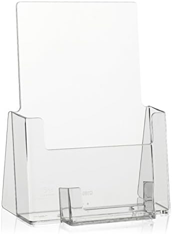 Tarjetero De Negocios Taymar - 8 Compartimentos Transparentes, Poliestireno, 9.4 Cm De Alto