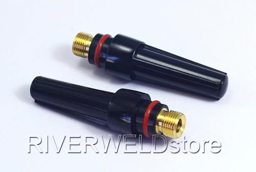 Image of RIVERWELD TIG Welding Back Cap 57Y03 Medium for WP 17 18 26 Torch 10pcs | Fit QQ300 PTA DB SR WP 17 18 26 TIG Welding Torch