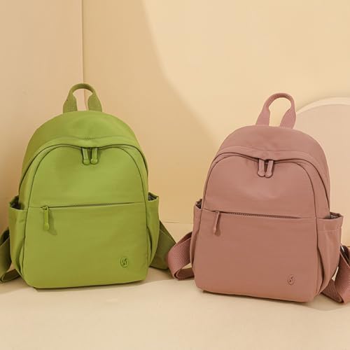 Mini sac à dos pour femmes en nylon léger chic et décontracté - 7