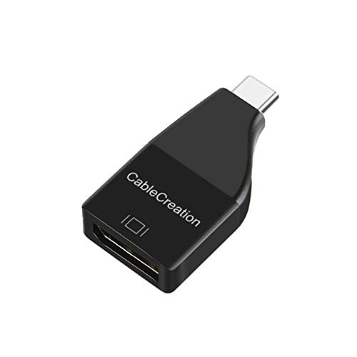 USB C to DisplayPort 4K/60Hz, CableCreation USB Type C to DisplayPort Converter Compatible with MacBook Pro 2018 2019, iPad Pro/iMac 2020/2018, Surface Book 2, Yoga 920, XPS 13/15, Chromebook
