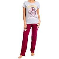 Harry Potter Pijama para Mujer Hogwarts Rojo Large