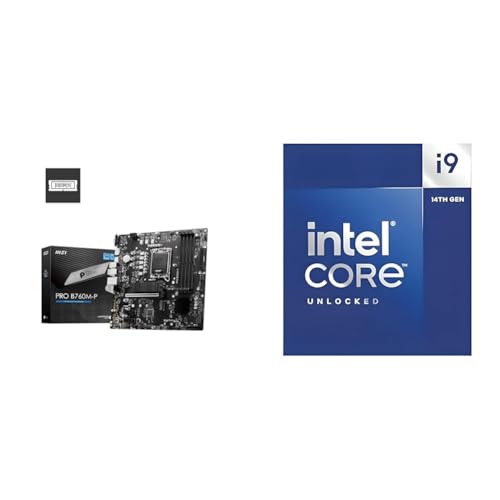 MSI PRO B760M-P Motherboard + Intel® Core™ i9-14900K Desktop Processor 24 cores