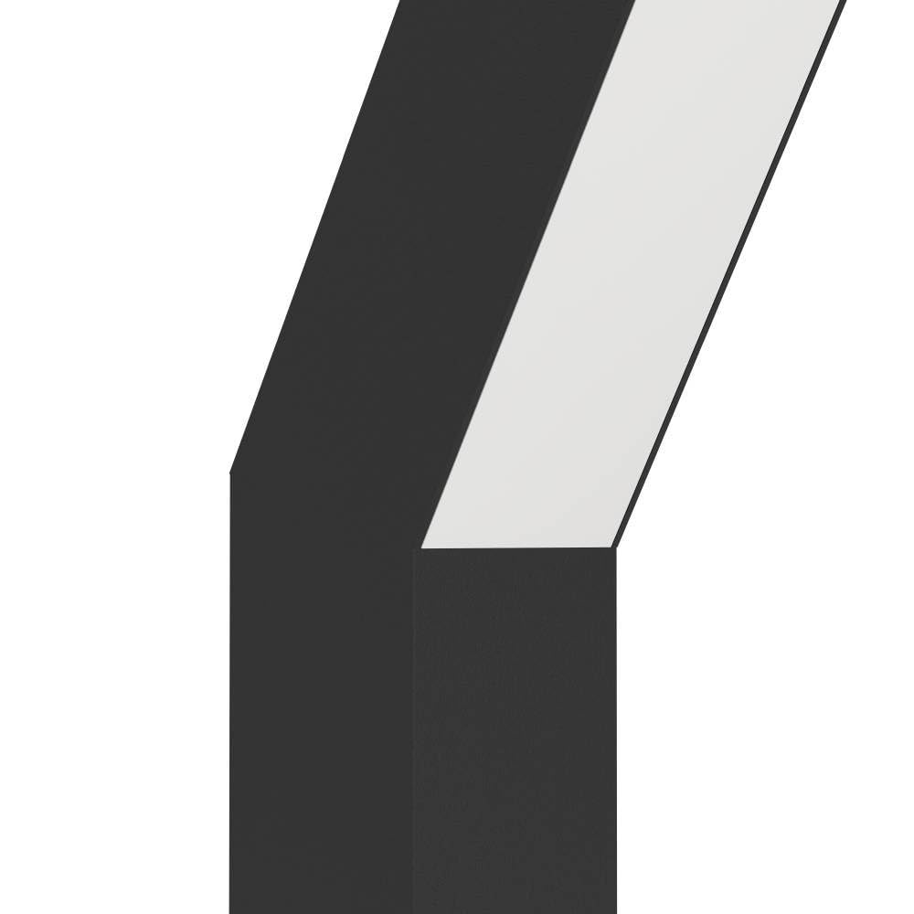 EGLO Lampadaire extérieur LED Ugento, lampe de chemin, luminaire | d'extérieur sur pied, éclairage pour allée et jardi, métal noir et plastique blanc, blanc chaud, IP44, 79 cm